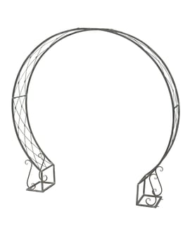 Lunar Bronzed Metal Garden Arch