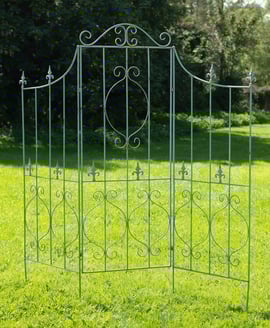 Regent Folding Metal Garden Screen