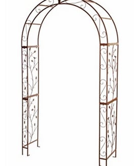 Antiqued Woodland Metal Garden Arch