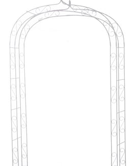 Gothic Antiqued Metal Garden Arch