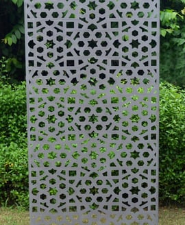 Moroccan Steel Decorative Garden Screen 1.8m