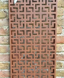 Mosaic Steel Decorative Garden Screen 0.7m