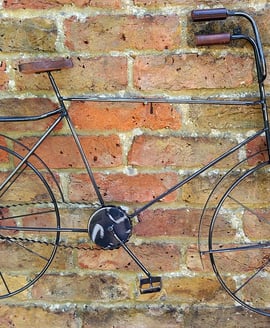 Vintage Bicycle Decorative Garden Wall Art