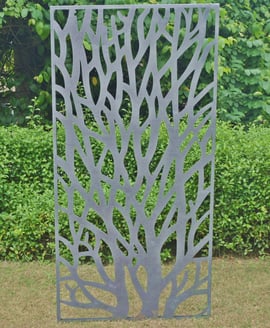 Wild Branches Steel Decorative Garden Screen 1.8m