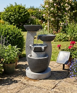 Grecian Bowls Solar Water Feature