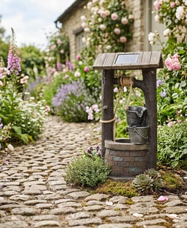 Wishing Well Solar Water Feature