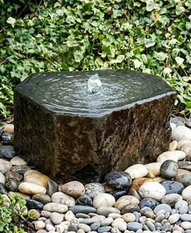 Babbling Basalt Column Water Feature
