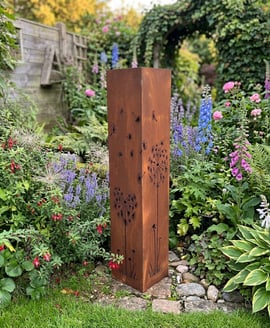 Dandelion Steel Decorative Garden Column
