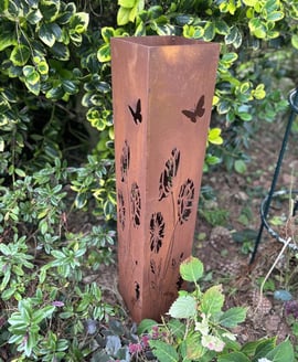 Eastern Connections Wild Meadow Steel Garden Column 90cm