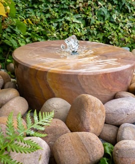 Mill Wheel Rainbow Sandstone Water Feature