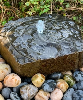 Rippled Basalt Water Feature