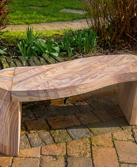 Tenbury Rainbow Sandstone Garden Bench