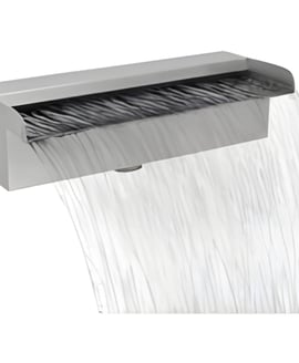45cm Garden Waterfall Blade Stainless Steel 3cm Lip