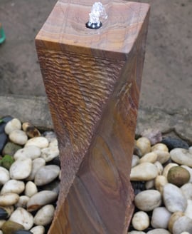 Twisted Chills Rainbow Sandstone Water Feature Small