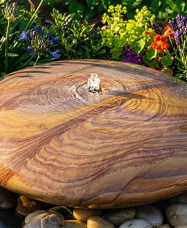 Smooth Pebble Sandstone Water Feature