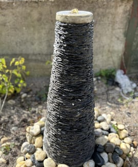 Large Slate Column Water Feature