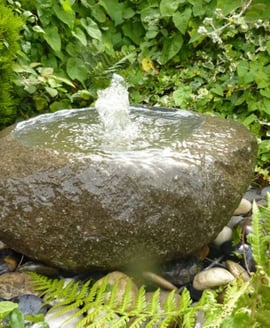 Babbling Natural Stone Water Feature