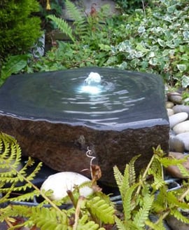 Basalt Slab Water Feature