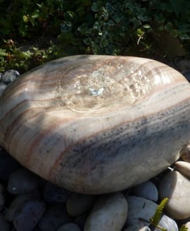 Onyx Polished Marble Water Feature