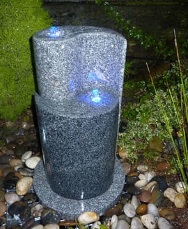 Ying and Yang Granite Water Feature