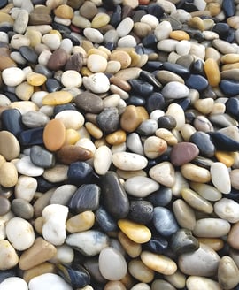 Mixed Polished Pebbles for Garden Water Features