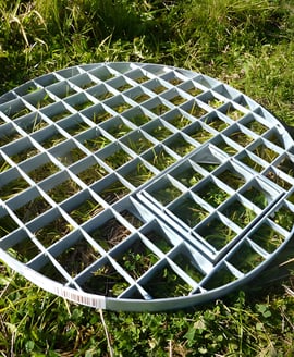 55cm Garden Water Feature Reservoir Grid