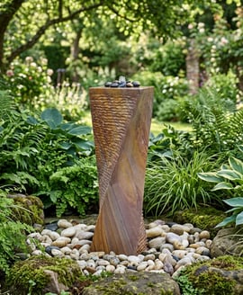 Twisted Chills Rainbow Sandstone Water Feature Small