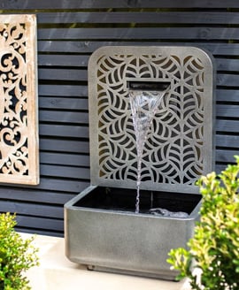 Gilded Falls Water Feature with LEDS 