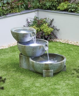 Flowing Bowls Self Contained Water Feature
