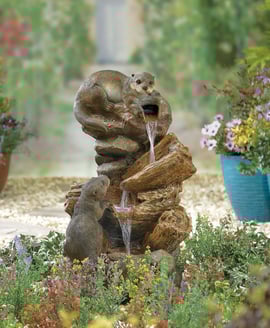 Baby Otter Self Contained Water Feature