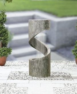 Encapsuled Showers Water Feature with LED 