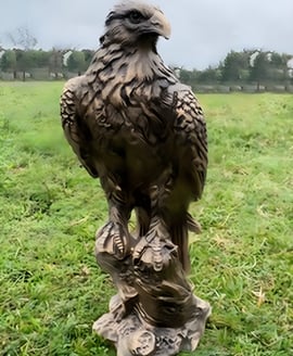 Eagle Garden Ornament in Bronze