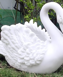 Swan Garden Planter