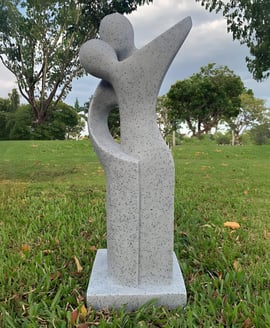Romance Garden Statue in Granite