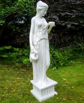 Extra Large Hebe Goddess Garden Statue