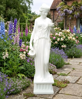 Large Hebe Goddess Garden Statue