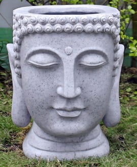 Buddha Head Garden Planter Granite