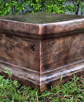 Small Victorian Plinth in Bronze