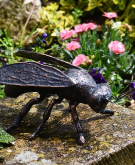 Honey Bee Metal Garden Ornament