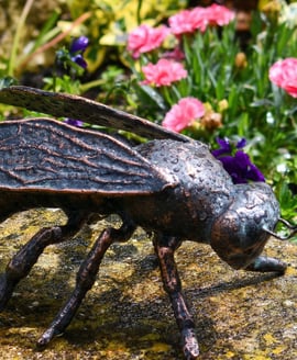 Honey Bee Metal Garden Ornament