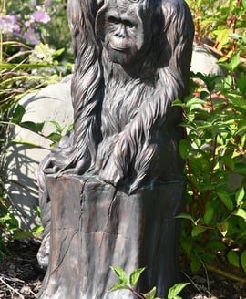 Jungle Book Orangutang Garden Ornament – Aged Verde