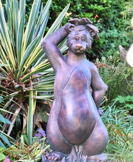 Jungle Book Small Baloo Garden Ornament – Aged Verde