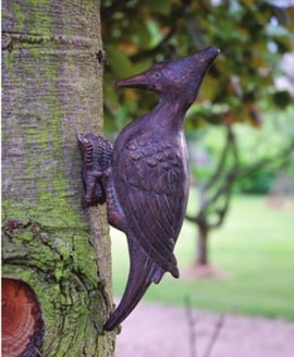 Woodpecker Metal Garden Ornament
