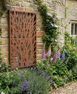 Wild Branches Steel Decorative Garden Screen 0.7m