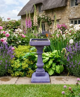 Baluster Stone Birdbath
