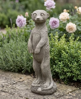 Stone Meerkat Statue