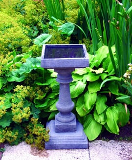 Baluster Stone Birdbath