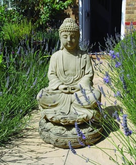 Lotus Meditating Buddha Statue