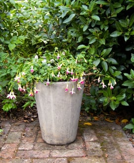 Large Long Tom Stone Garden Pot