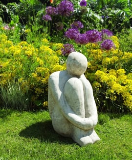 Medium Henry Contemporary Art Garden Statue